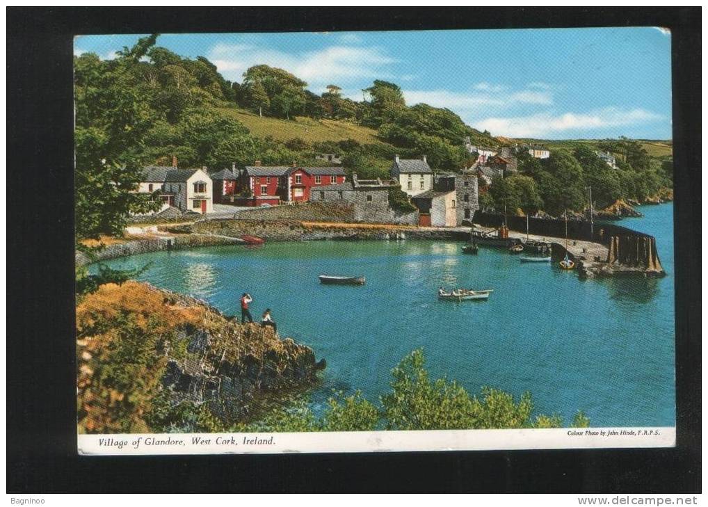 VILLAGE OF GLANDORE Postcard IRELAND WEST CORK - Cork