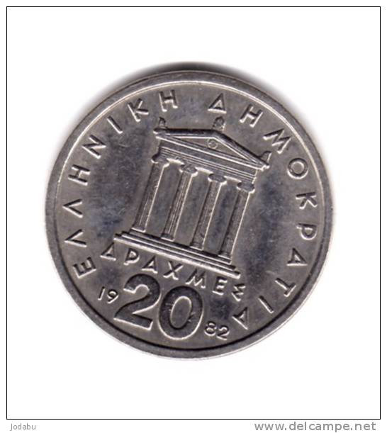 20 Drachmai 1982 Gréce - Griekenland