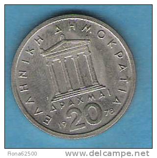 20 DRACHMES . 1978 . - Griechenland