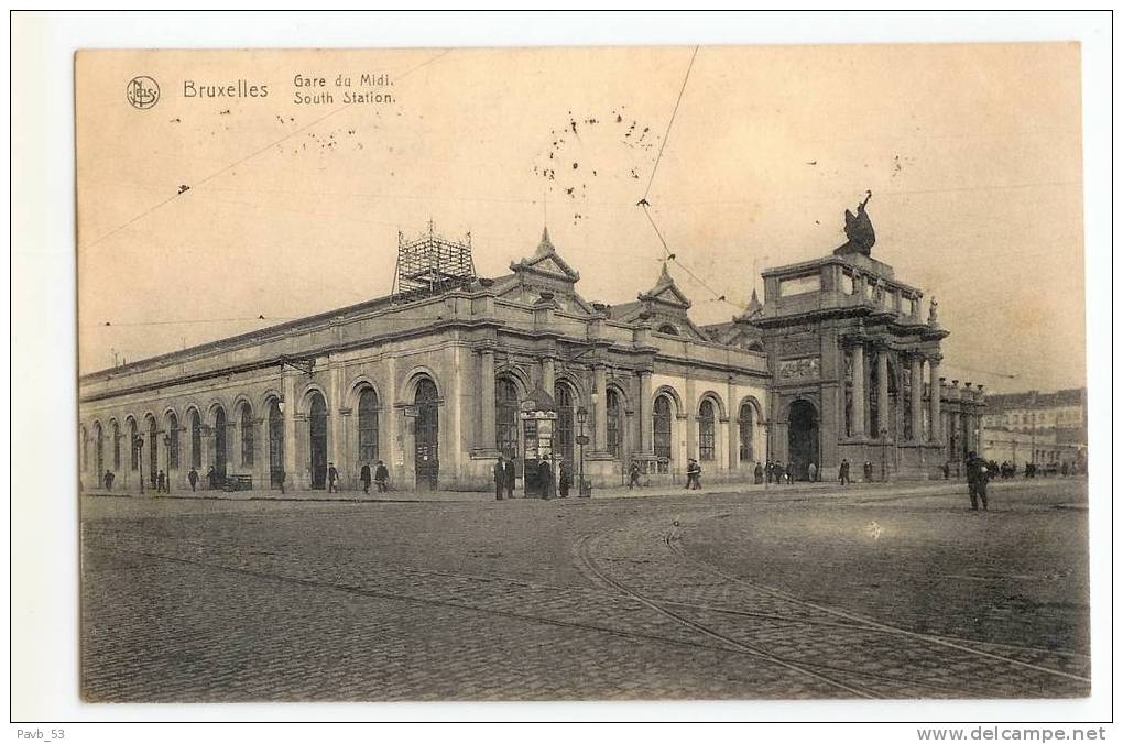 Brussel - Bruxelles : Gare Du Midi * Zuidstation * South Station - Spoorwegen, Stations