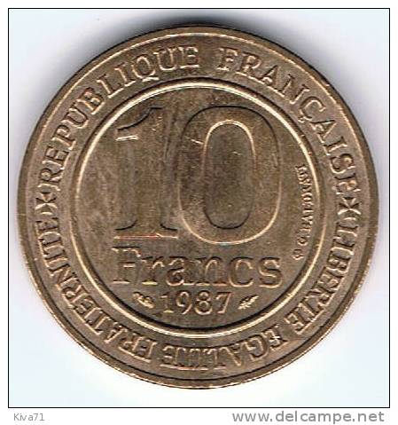 1O Francs  1987 "Hugues Capet" SPL - 10 Francs
