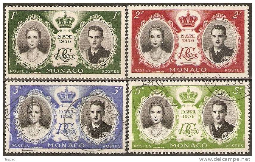 Monaco 1956 Mi# 561-564 ** MNH / Used - Neufs