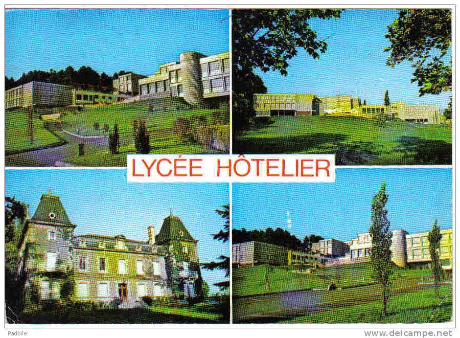 Carte Postale   42.  Saint-Chamond  Lycée Hotelier Et Son Chateau Trés Beau Plan - Saint Chamond