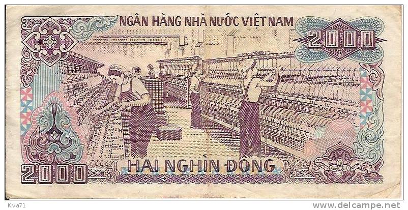 2000 Dông   "SUD VIET-NAM"   1988   Ro 76 78 - Viêt-Nam