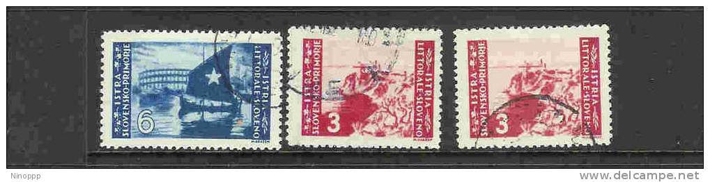 Italy-1946 Yugoslav Occup. Istria Belgrade Printing  Set MH - Occup. Iugoslava: Istria