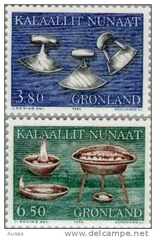 Groenland Greenland 1986 Yvertn° 153-54 *** MNH Cote 5,00 Euro  Art Local Kunst - Neufs