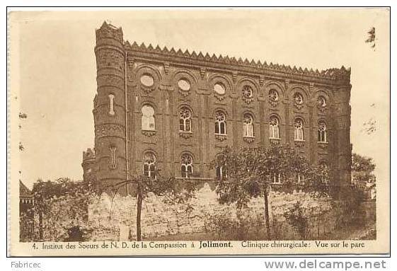 Haine-Saint-Paul - Institut Des Soeurs De N. D. De La Compassion à Jolimont. Clinique Chirurgicale : Vue Sur Le Parc - La Louvière