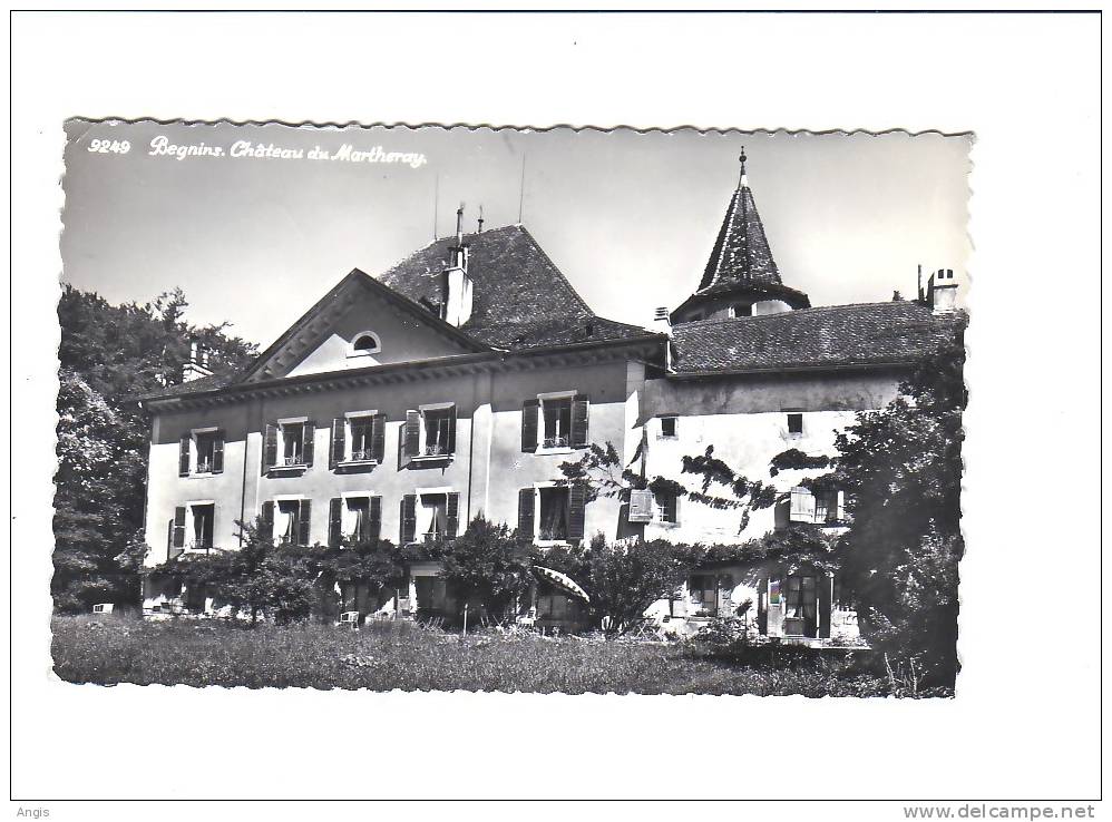 CPSM----SUISSE----BEGNINS----CHATEAU De MARTHERAY - Begnins