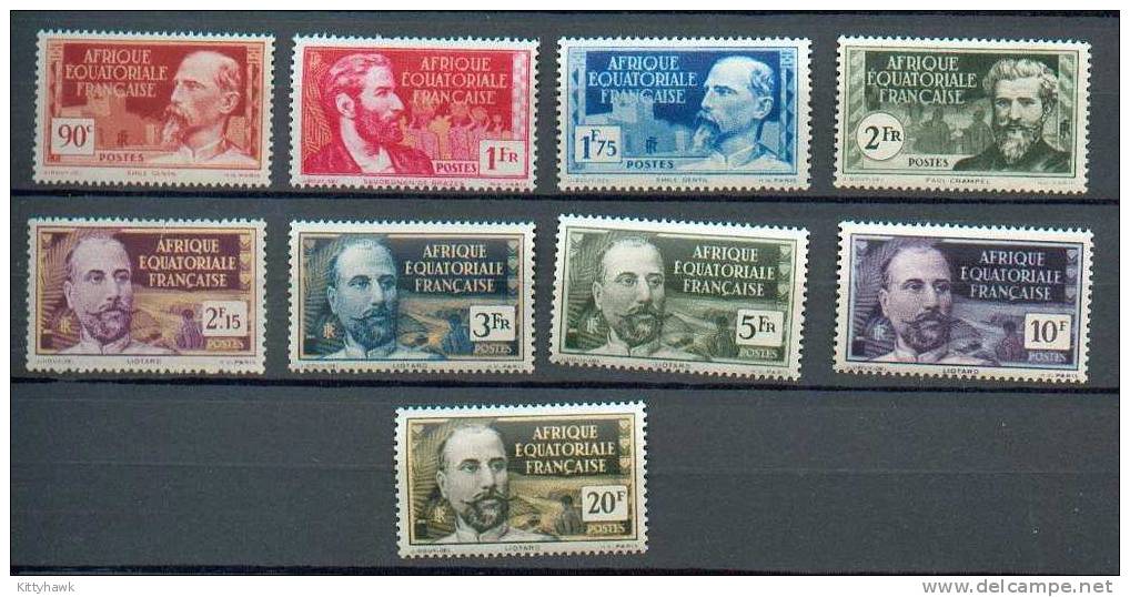 AEF 150 - YT 33 à 43 */ 45 à 47 */ 49-50*/52*/56 à 62 * - Unused Stamps