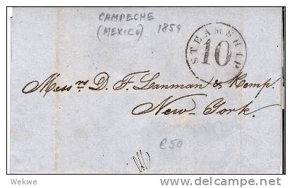 USG036/ USA - Campeche 1859, Steamship - …-1845 Prefilatelia