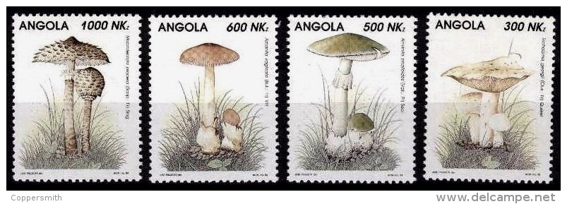 (078) Angola  Mushrooms / Funghi / Champignons / Pilze   ** / Mnh  Michel 945-948 - Angola