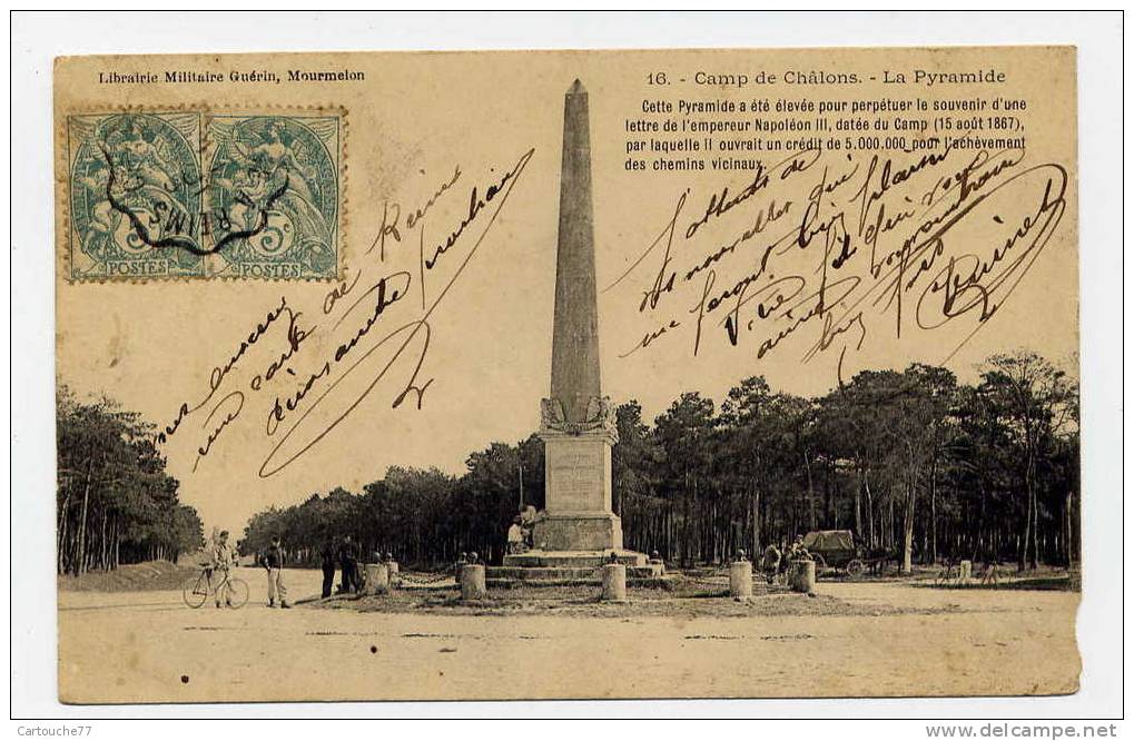 K9 - CAMP De CHÂLONS - La Pyramide (1906) - Camp De Châlons - Mourmelon