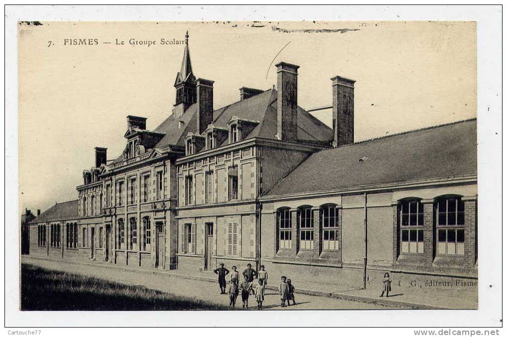 K8 - FISMES - Le Groupe Scolaire (carte Animée) - Fismes