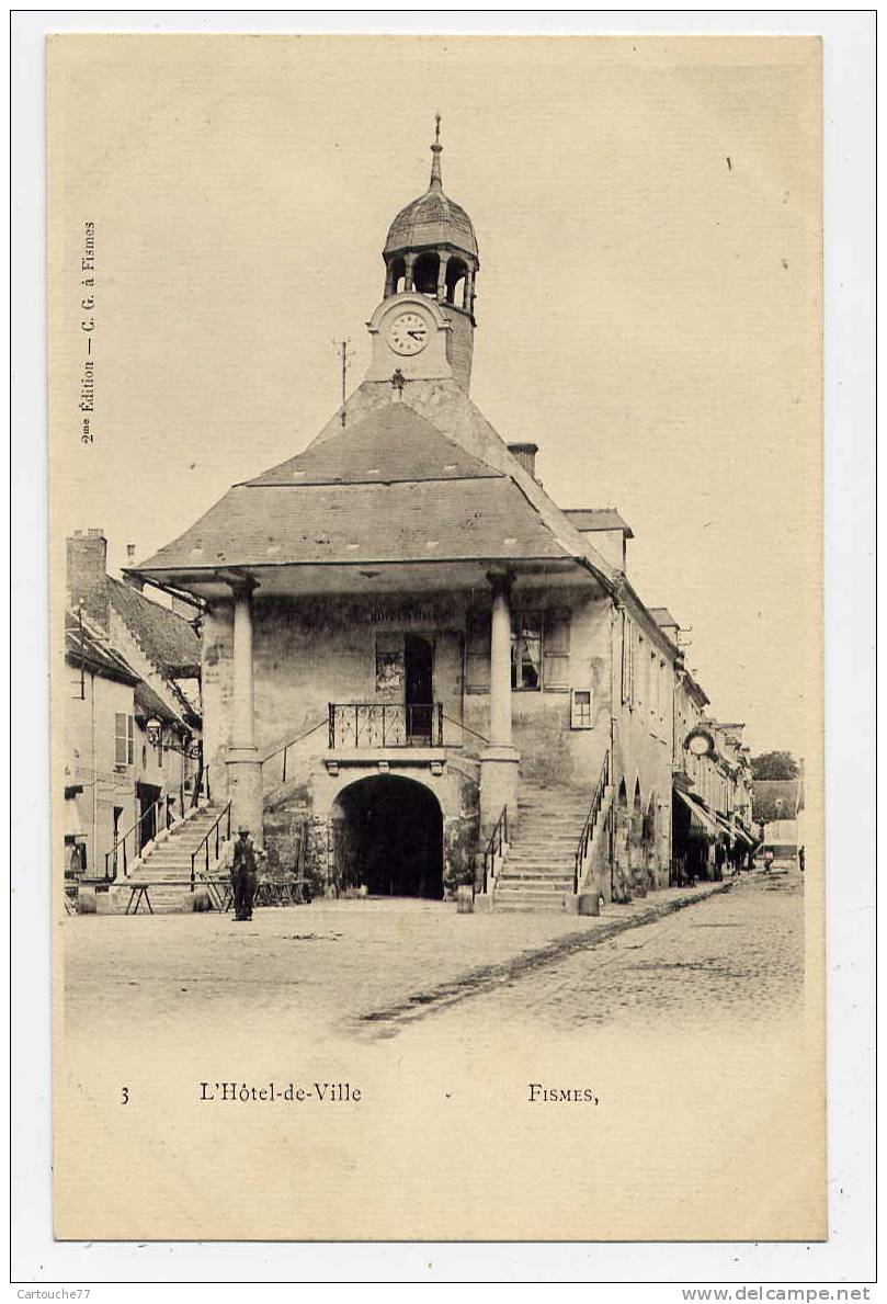 K8 - FISMES - L´Hôtel De Ville (CARTE PRECURSEUR) - Fismes