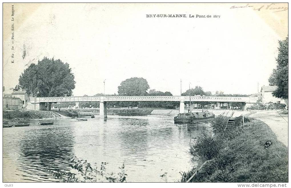 CPA - Bry-sur-Marne (94) - Lot De 2 CP - Ancien Château (institution Robert Réve) - Pont - Bry Sur Marne