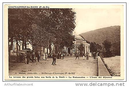 Chateaneuf Les Bains - L´Heure Du Déjeuner - Saint Gervais D'Auvergne - Saint Gervais D'Auvergne