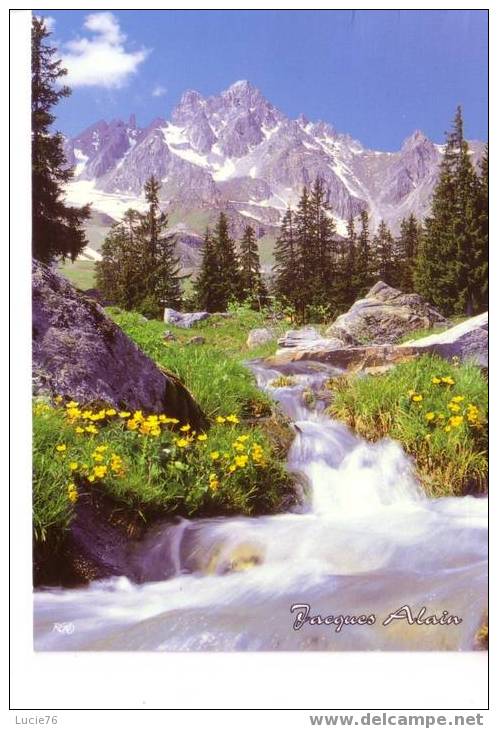 IMAGE DE MONTAGNE -  A La Fraicheur De L´été  De Jacques ALAIN - Rhône-Alpes