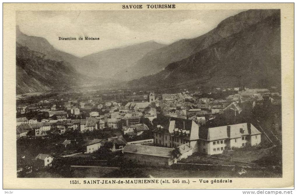 CPA (73) SAINT  JEAN DE MAURIENNE   Vue Generale - Saint Jean De Maurienne