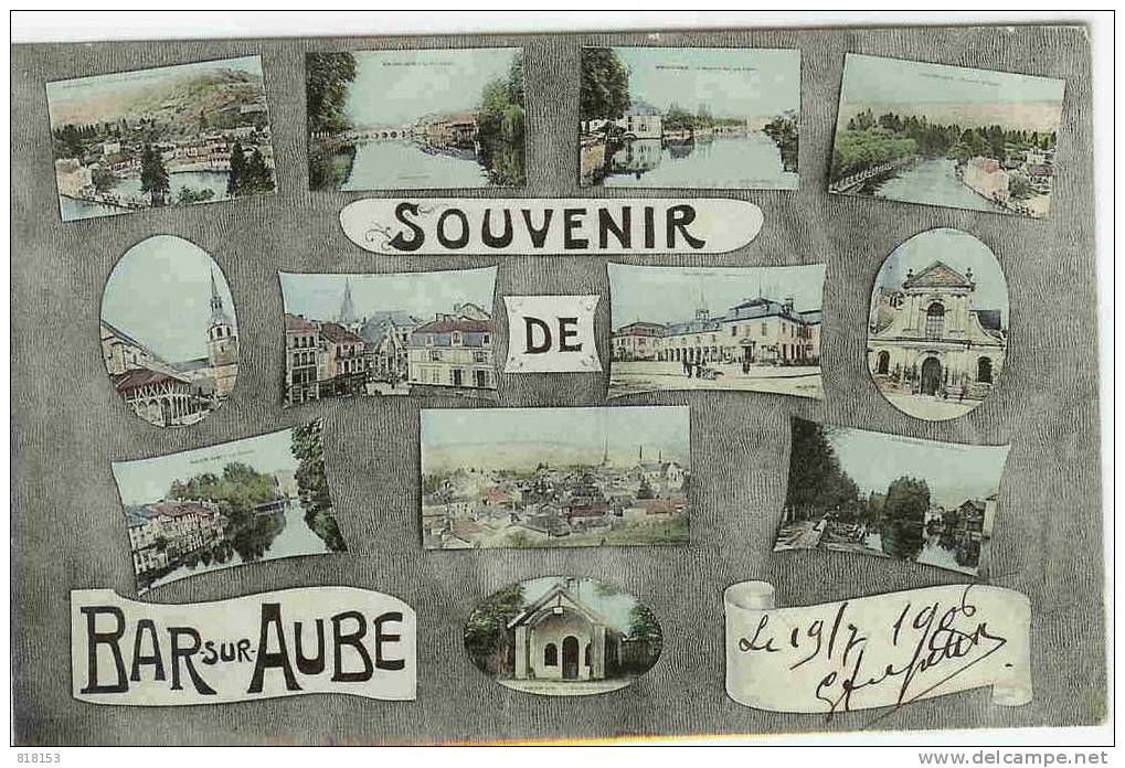 BAR-sur-AUBE   Souvenir De - Bar-sur-Aube