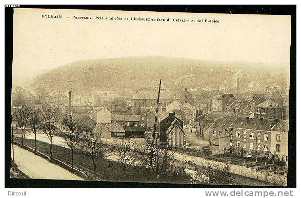 7079 -   Dolhain Pano Pris à Mi-côte De Limbourg En Face Du Calvaire Et De L'hospice - Limbourg