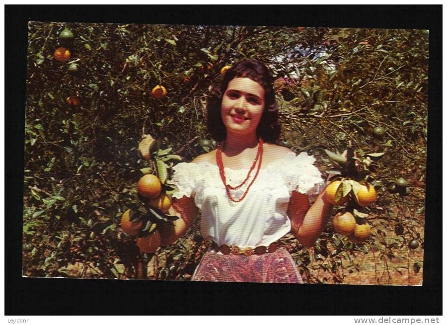 Young Girl With Oranges, Jamaica, The W.I. - Jamaica