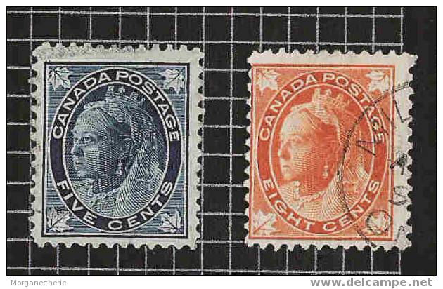 CANADA, 1897-98, LOT @ - Usati