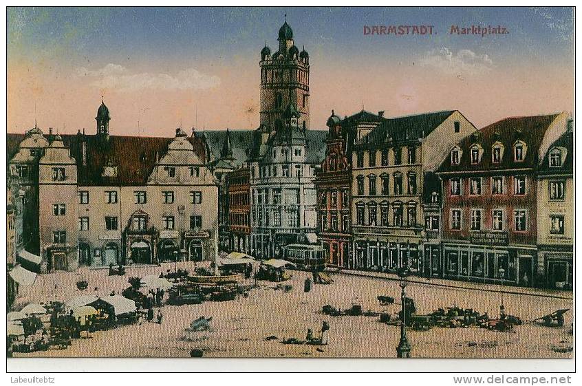 DARMSTADT - Markplatz - Darmstadt