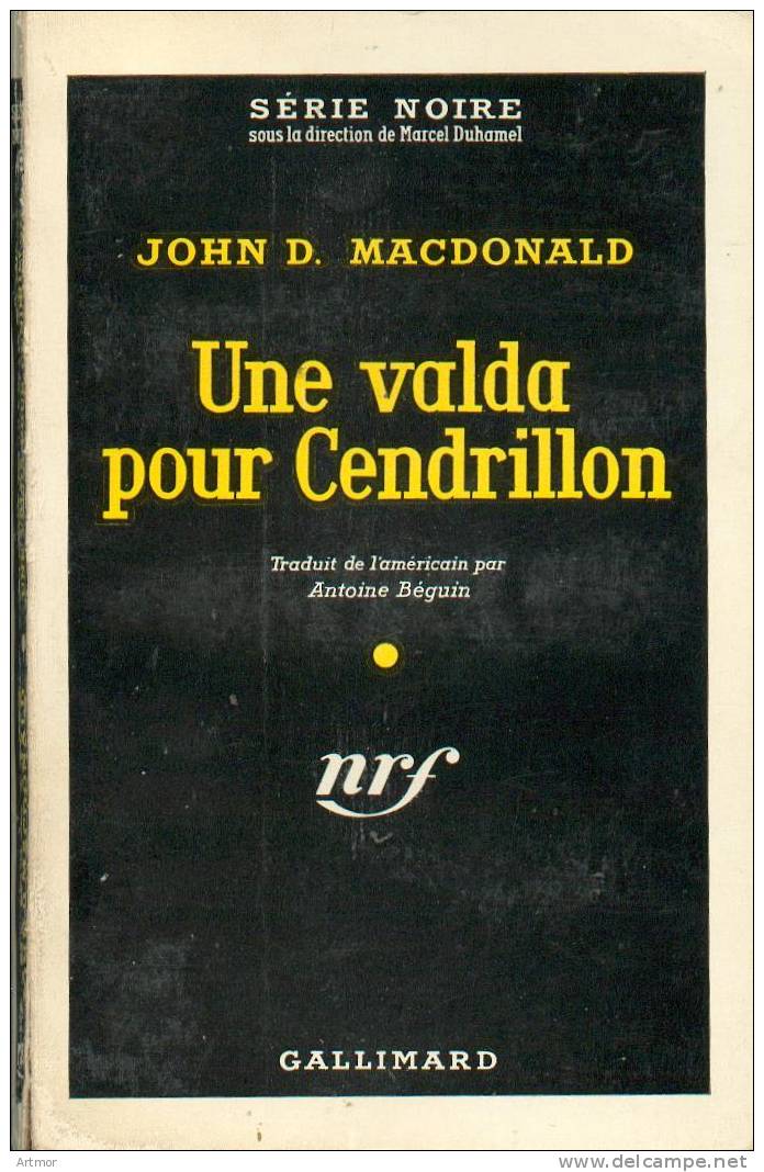 SERIE NOIRE  N° 488 - EO 1959 - MAC DONALD - UNE VALDA POUR CENDRILLON - Série Noire