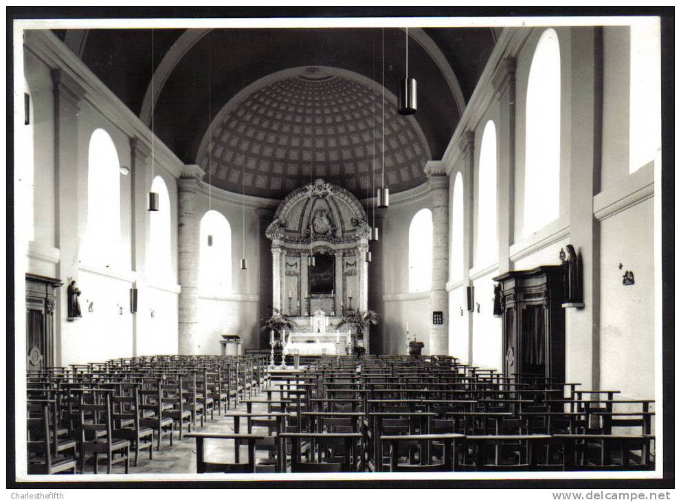 PRACHTIGE ZELDZAME FOTO " BLANDEN - Binnenkant Kerk " 17.5 X 12.5 !!Uit Verzameling !! - Oud-Heverlee