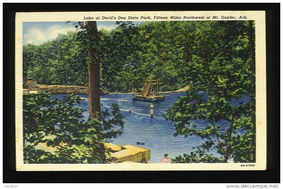 Lake At Devil's Den State Park, Fifteen Miles Northwest Of Mt. Gayler, Arkansas - Autres & Non Classés