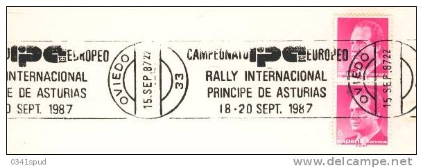 1987 Espagne Automobile  Rally Principe De Asturias - Automobile