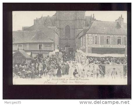 24533 Ploermel Sortie De Procession édit.artaud Nozais N° 14 Animée Magasin Au Meilleur Marché  Belle Carte - Ploërmel