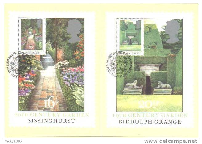 Großbritannien / United Kingdom - Mi-Nr 962/965 - Vier Maxikarten / Four Maxicards (b016) ## - PHQ Cards