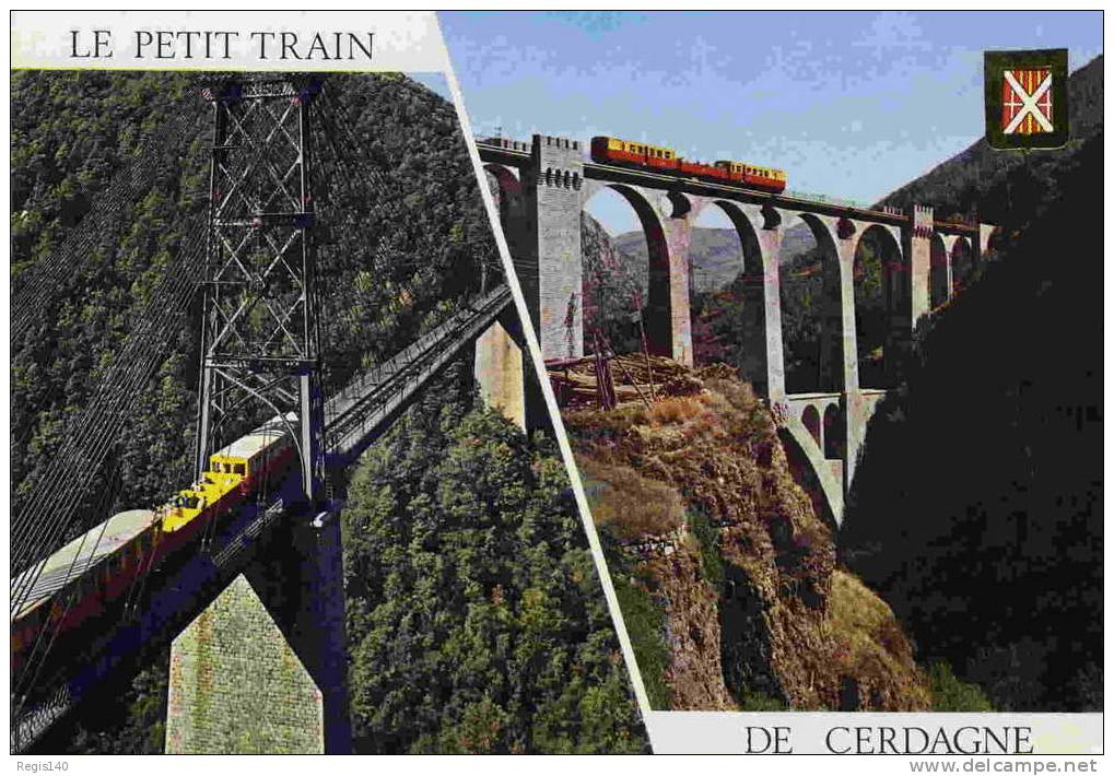 Le Petit Train De Cerdagne En 1976 - Ouvrages D'Art