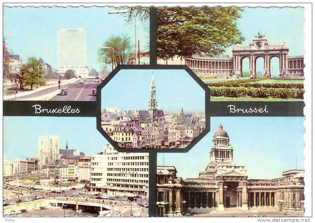 Souvenir De BRUXELLES - Panoramische Zichten, Meerdere Zichten