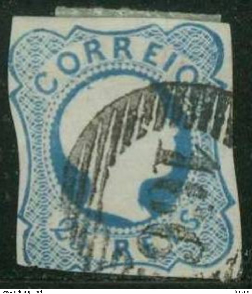 PORTUGAL..1855..Michel # 6 II...used...MiCV - 40 Euro. - Oblitérés