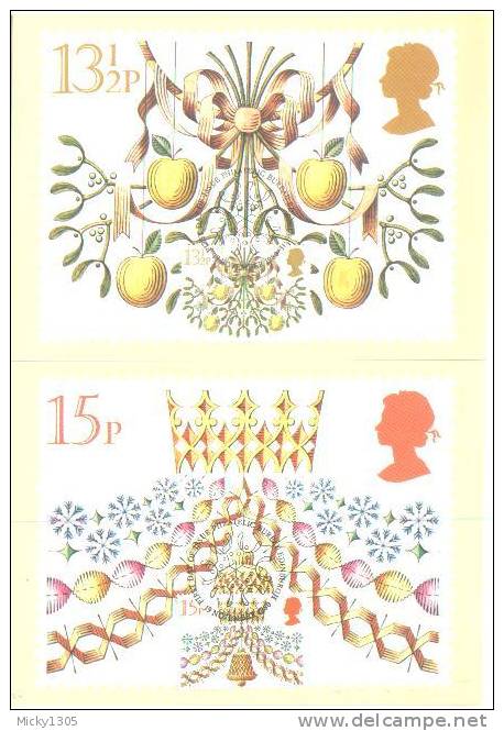 Großbritannien / United Kingdom - Mi-Nr 856/860 - Fünf Maxikarten / Five Maxicards (b024) ## - PHQ Cards