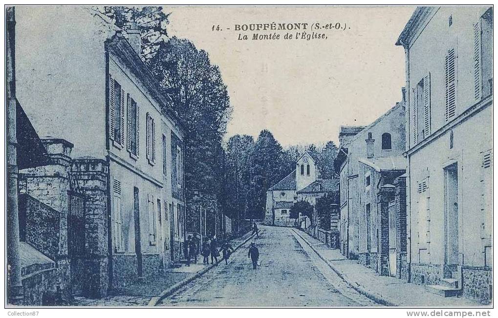 95 - VAL D´OISE - BOUFFEMONT - LA MONTEE De L'EGLISE - Bouffémont