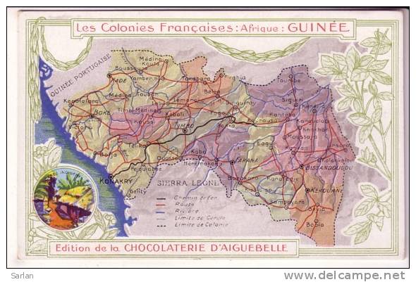GUINEE , édition Chocolaterie D´Aiguebelle - Equatoriaal Guinea