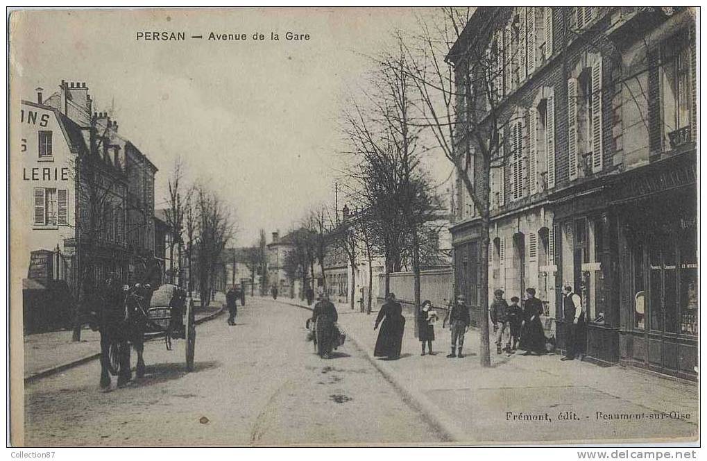 95 - VAL D´OISE - PERSAN - AVENUE De La GARE - PHARMACIE - COIFFEUR - Persan