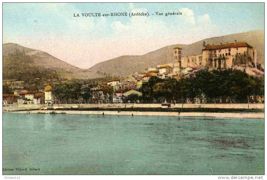 07 LA VOULTE SUR RHONE Vue Générale  Beau Plan Couleur - La Voulte-sur-Rhône