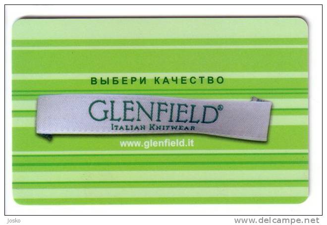 GLENFIELD  Italian Fashion  ( Russia Gift Card ) ***  Mode – Moda - Vogue - Style – Moden - Boga - Voga * Italy , Italia - Fashion