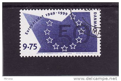 Danemark Yv.no.1214 Oblitere,serie Complete - Gebraucht