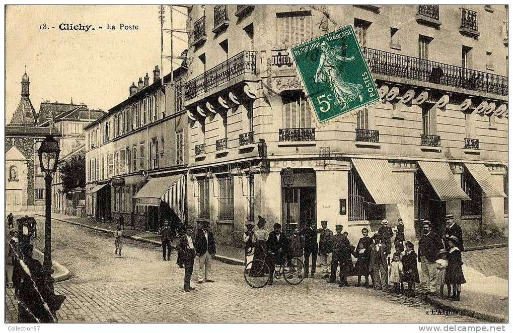 92 - HAUTS De SEINE - CLICHY - BUREAU De POSTE - - Clichy