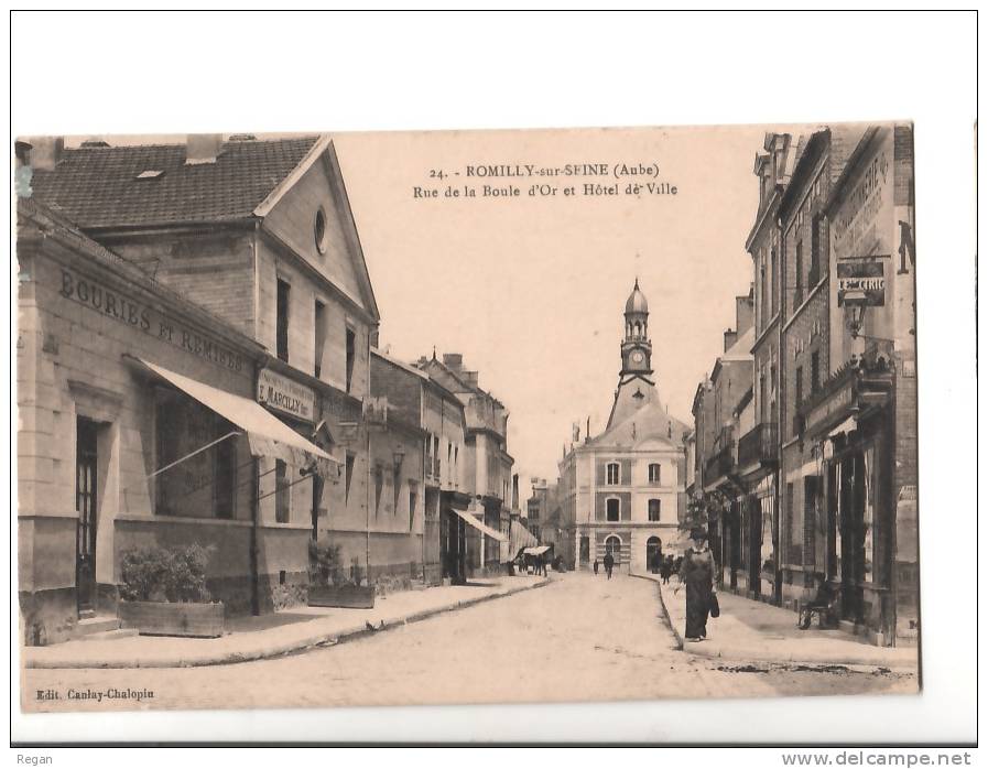 CPA---10----Romilly Sur Seine----RUE De La BOULE D'OR - Romilly-sur-Seine