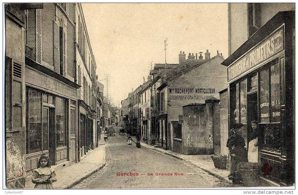 92 - HAUTS De SEINE - GARCHES - GRANDE RUE - DEVANTURE FRUITERIE Et PRIMEURS - Edit. FLEURY 10 - Garches