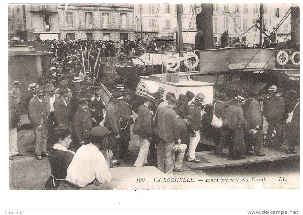 17 - LA ROCHELLE - Embarquement Des Forçats - Prison