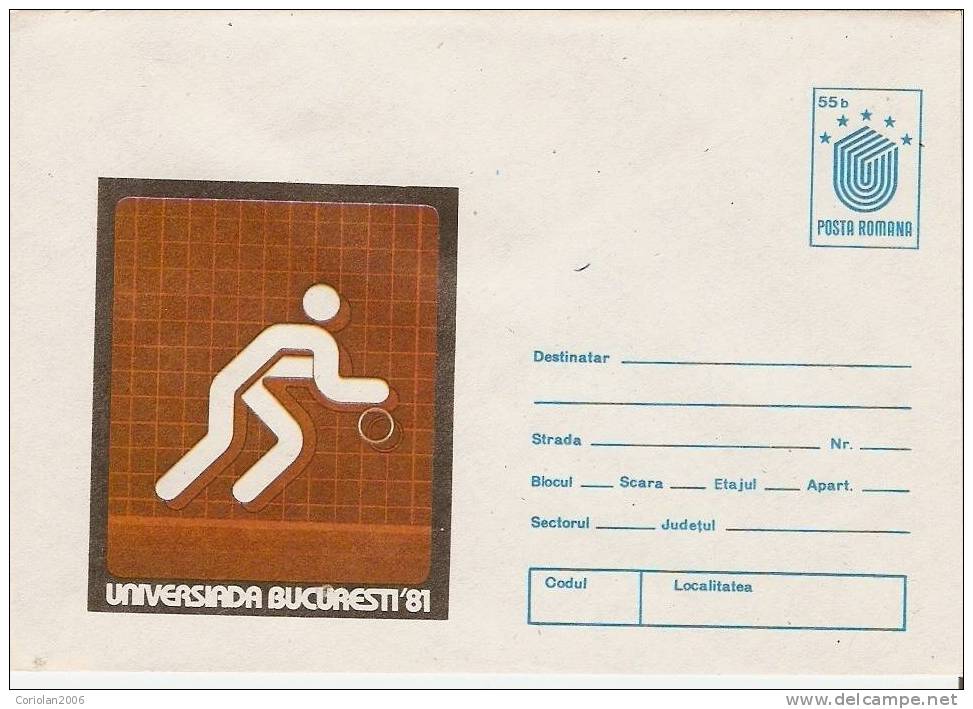 Romania /postal Stationery - Hand-Ball