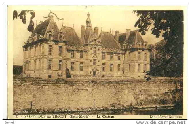 ST LOUP Sur THOUET- Le Château - Saint Loup Lamaire