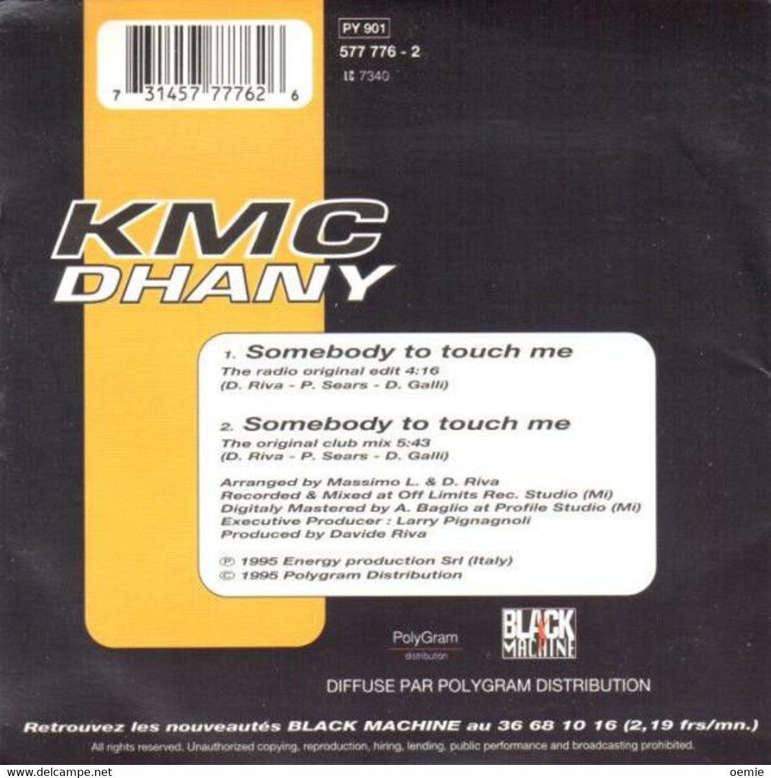 KMC   FEAT   DHANY  °   CD 2 TITRES  NEUF SOUS CELLOPHANE - Sonstige - Englische Musik